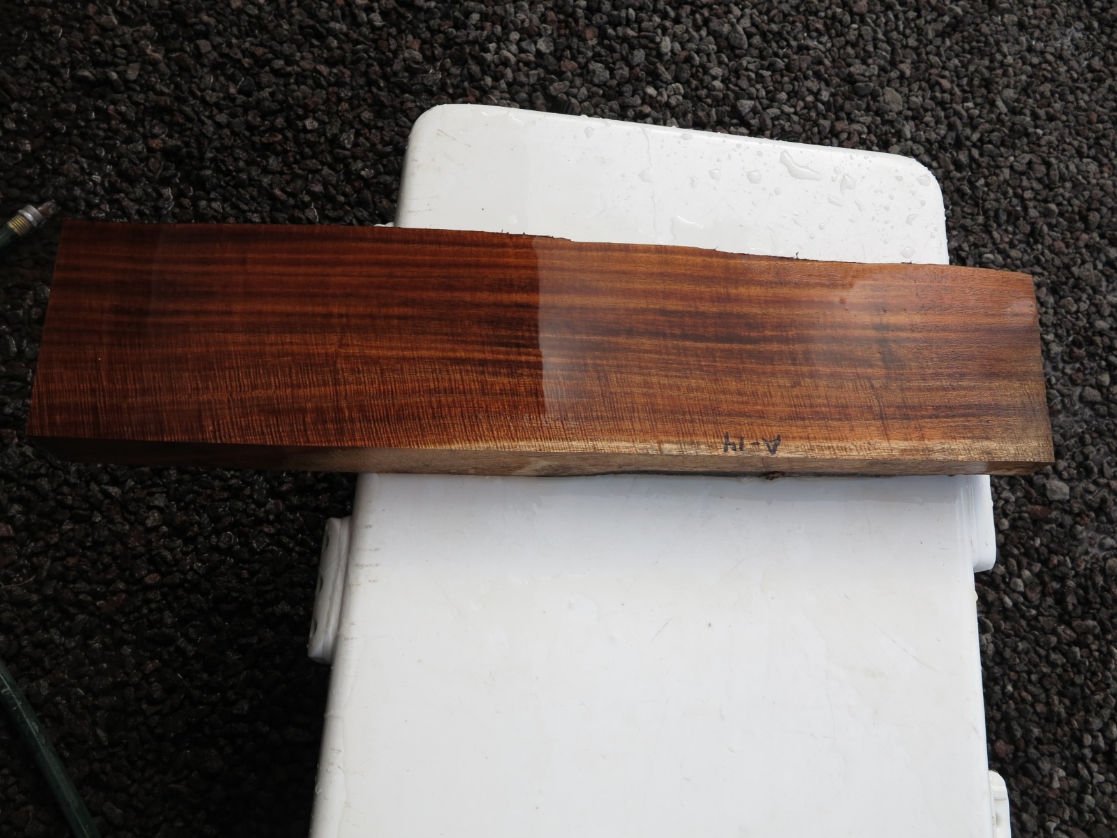 Koa Curly Hawaiian Wood A-14