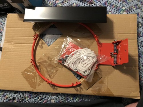 Spalding NBA Slam Jam Over-The-Door Mini Hoop with 5