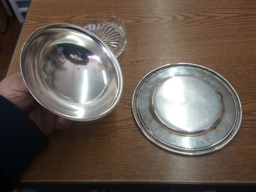 VTG Castleton Lidded Butter Dish International Silver Company Silver Plate