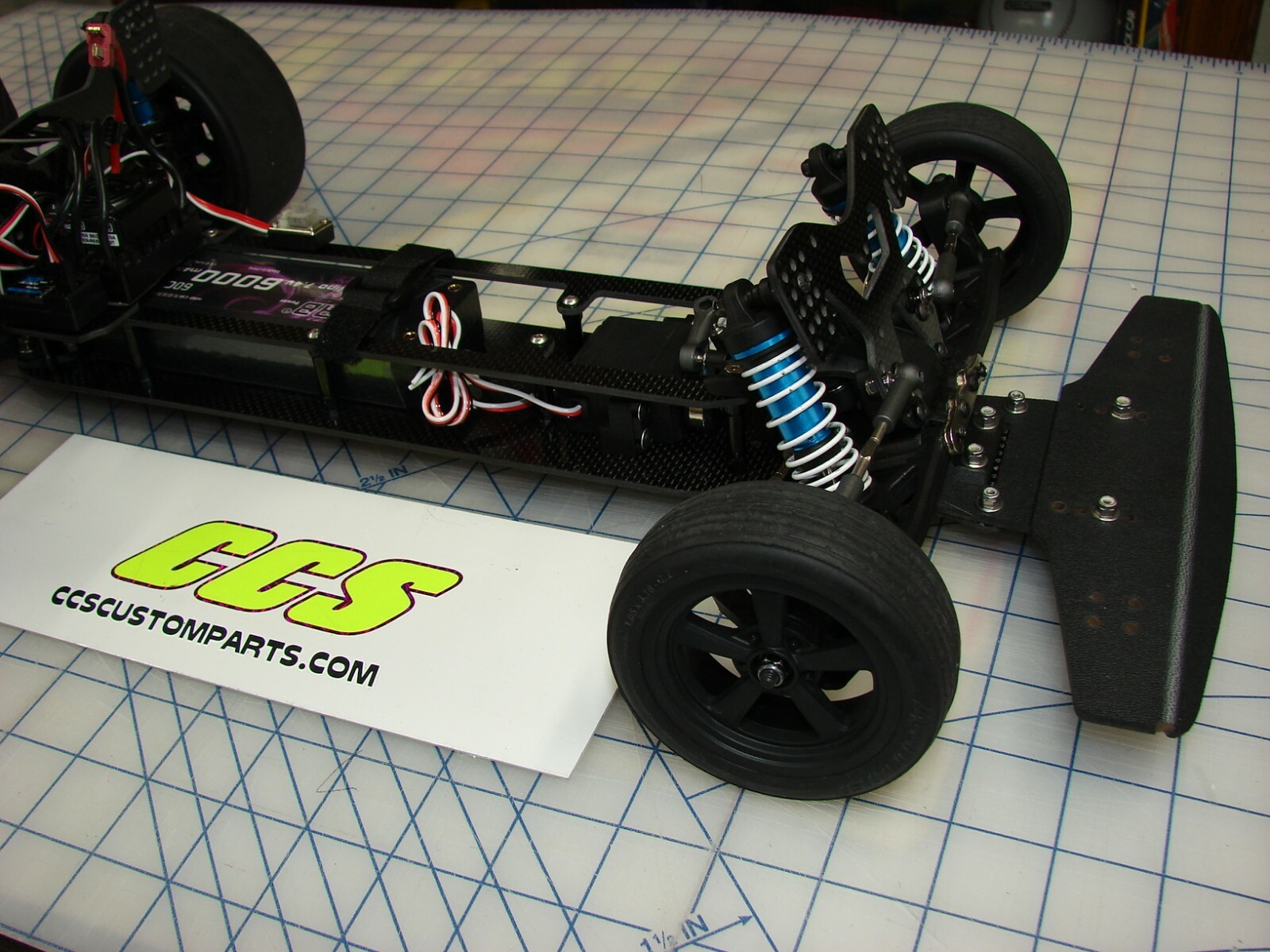 RC Drag Car Chassis Conversion Kit for 