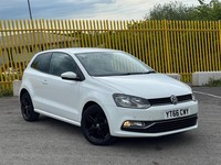 2016 Volkswagen Polo 1.0 BlueMotion Tech Match Euro 6 (s/s) 3dr HATCHBACK Petrol