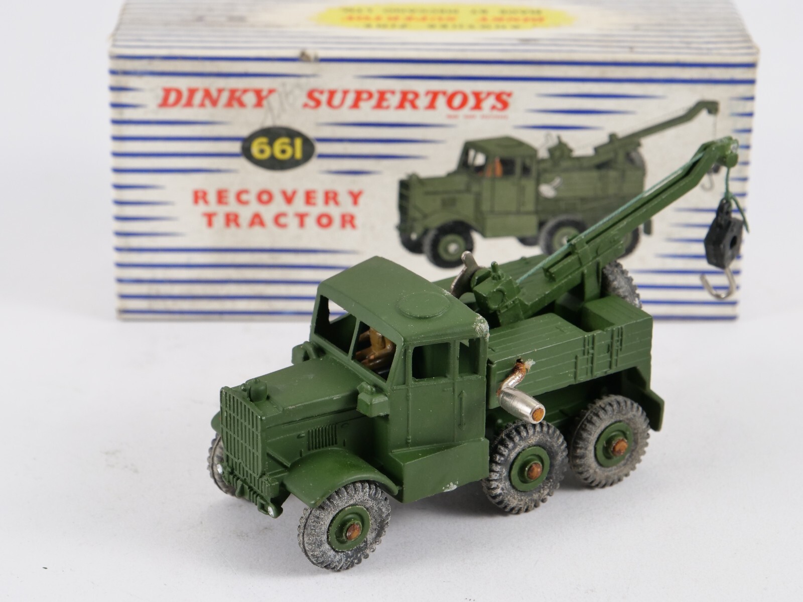 DINKY  SUPERTOYS 救援軍用トラック661 Boxed Dinky Supertoys 661 Recovery Tractor #3. For Sale at