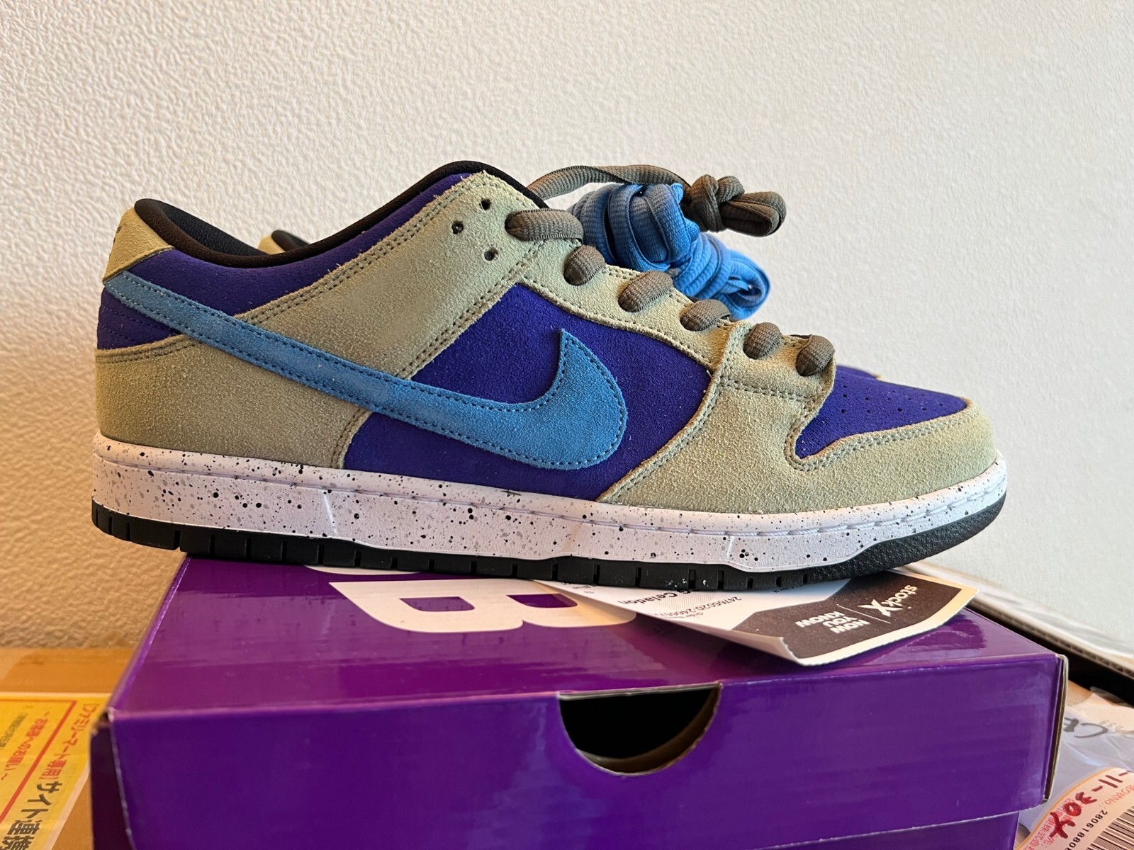 NIKE/ナイキ SB DUNK LOW PRO CELADON ダンクロー セラドン BQ6817-301 