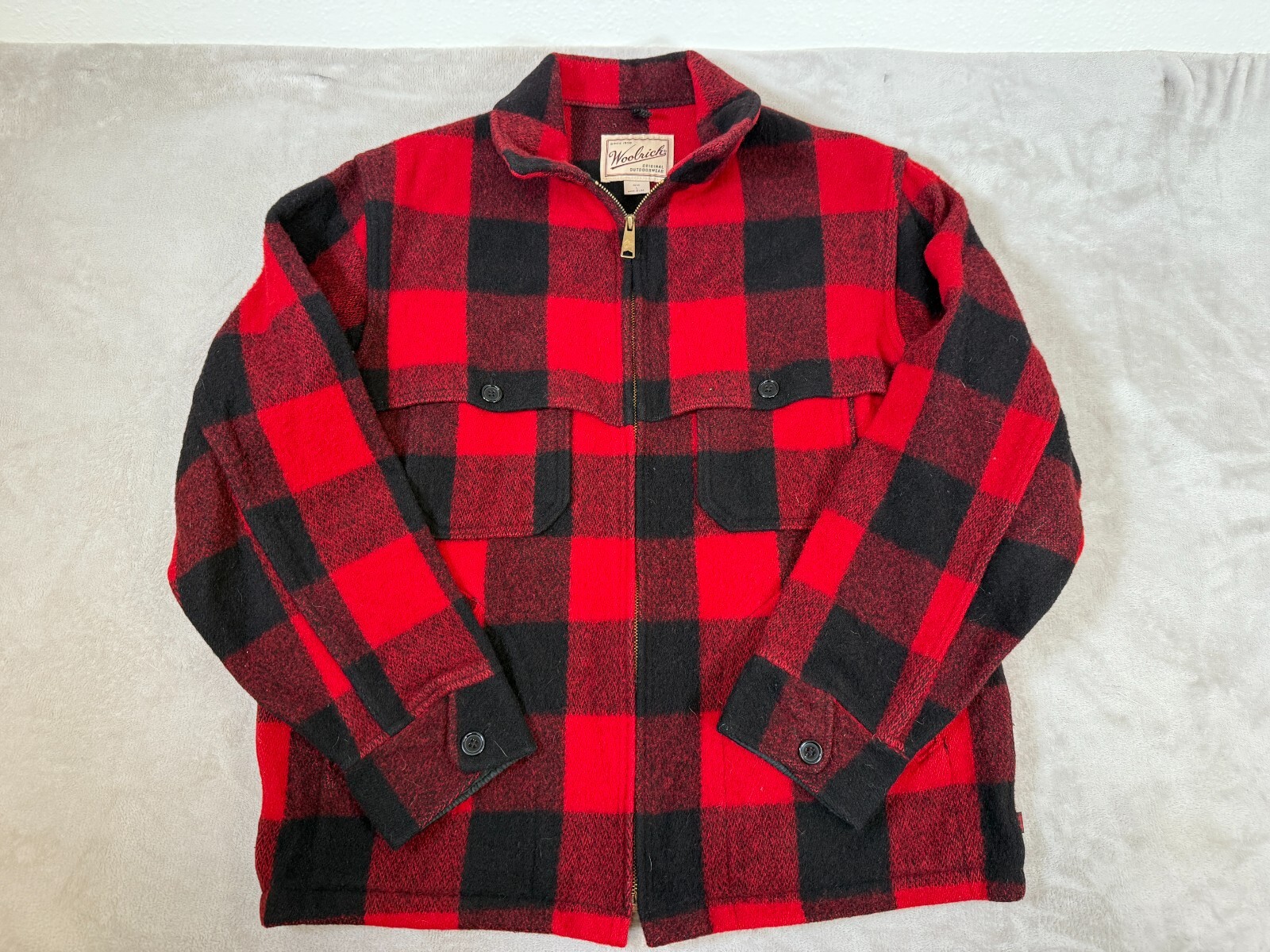 50s WOOLRICH Wool Hunting JKT ウールリッチ USA Vintage 1950s Woolrich Buffalo Plaid Wool Hunting Jacket