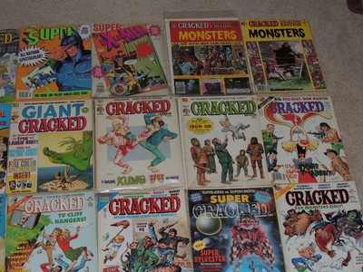 Lot of 38 Vintage Cracked Comedy  Magazines