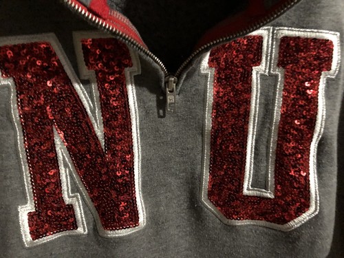 Victoria Secret Pink Sweat Shirts Nebraska Huskers Half Zip