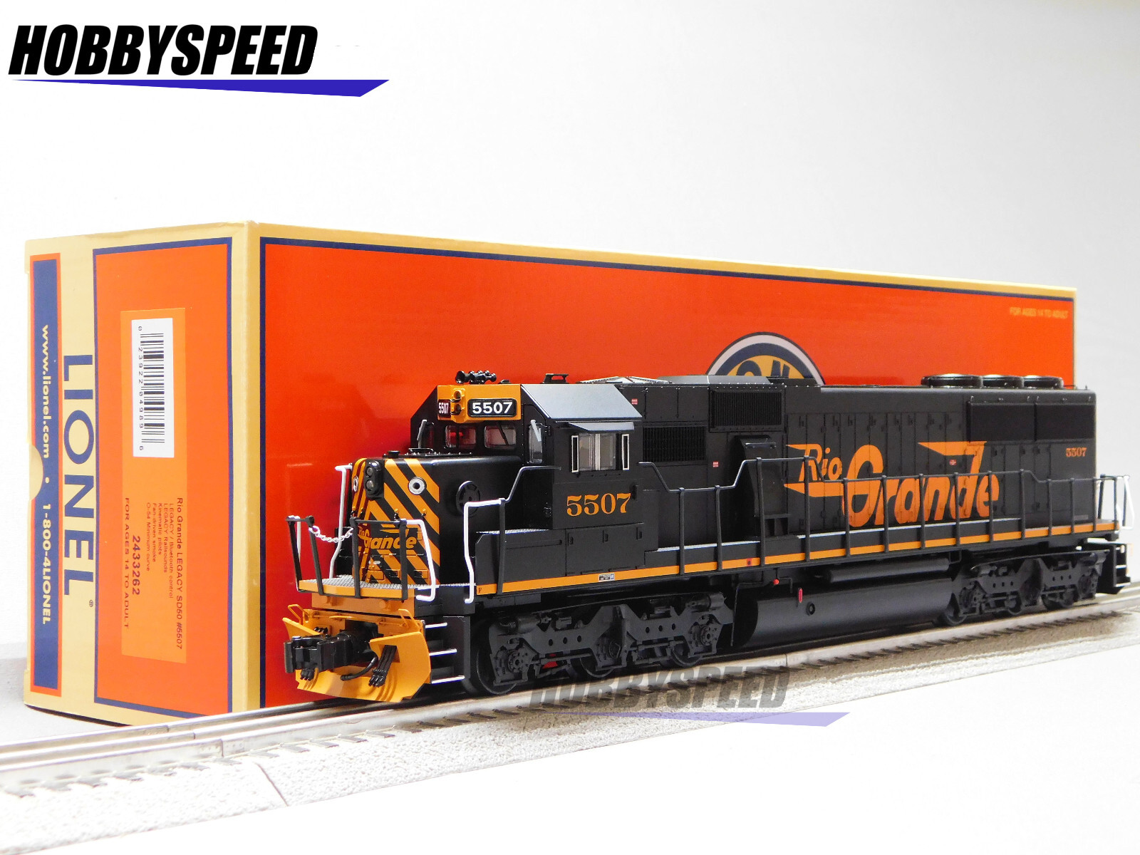 LIONEL BTO RIO GRANDE LEGACY SD50 #5507 DIESEL LOCOMOTIVE O LIONEL BTO RIO GRANDE LEGACY SD50 #5507 DIESEL LOCOMOTIVE O