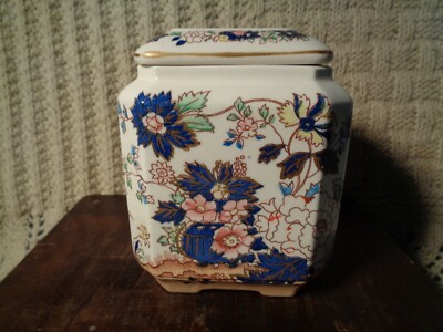 Lovely Antique ROYAL CROWN Canister Jar 55/198 5.375'' tall
