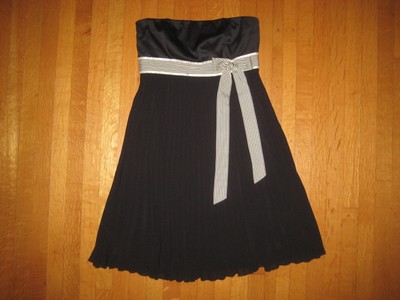 The Limited Event Women's Black Strapless Midi Dress Size 6