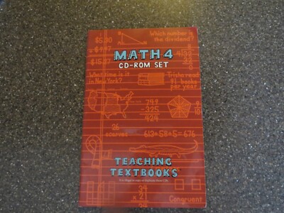 Teaching textbooks Math 4 Cds and Answer Book