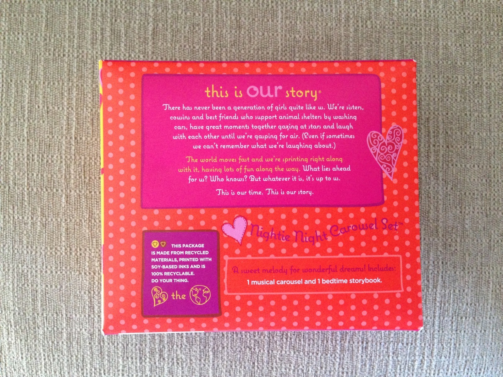 Our Generation Nighty Night Musical Carousel Set1 8” Doll Accessories NEW