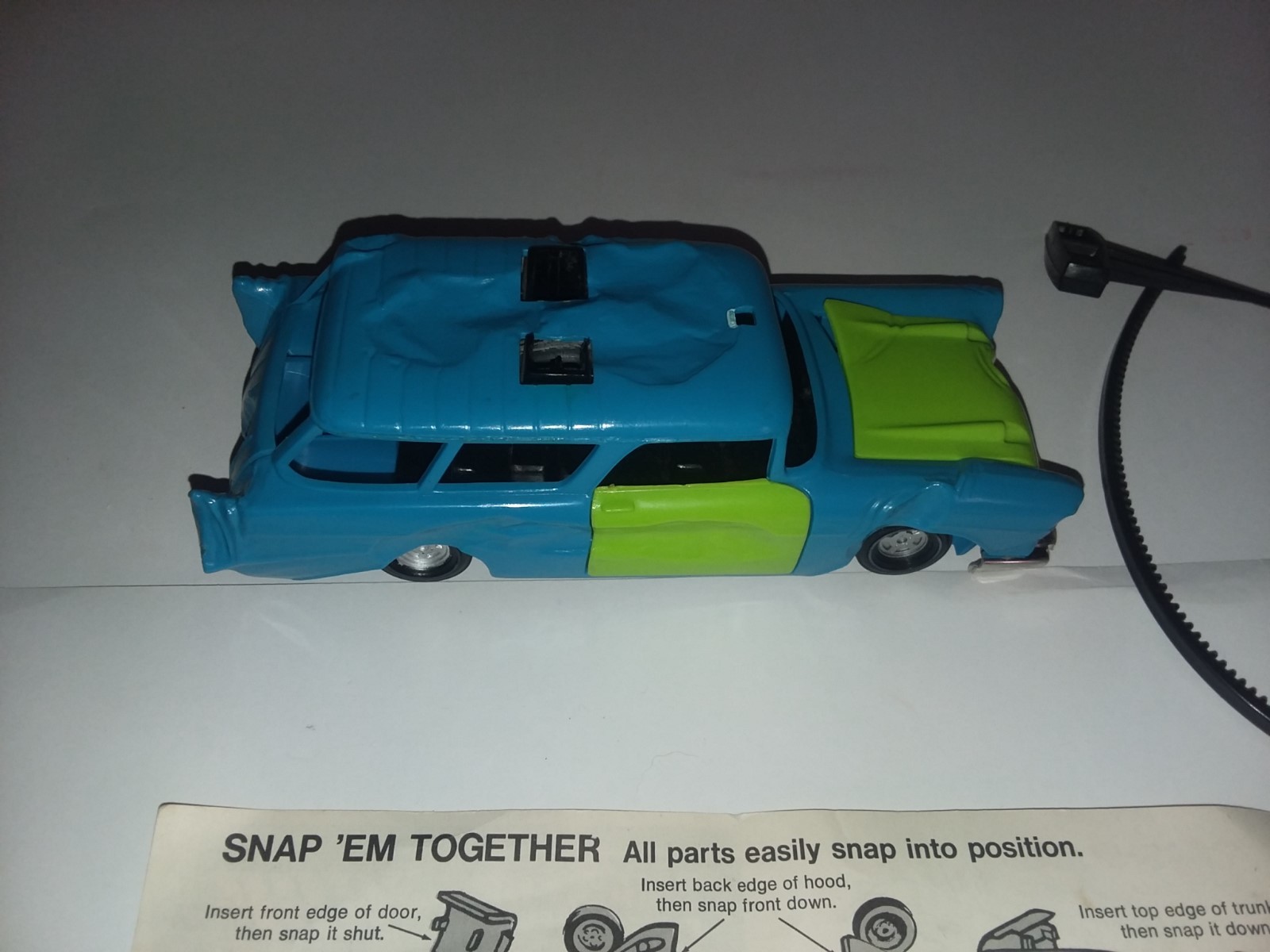 Smash Up Derby Kenner SSP 1st edition 1971 Instructions CAR AND PULL ONLY