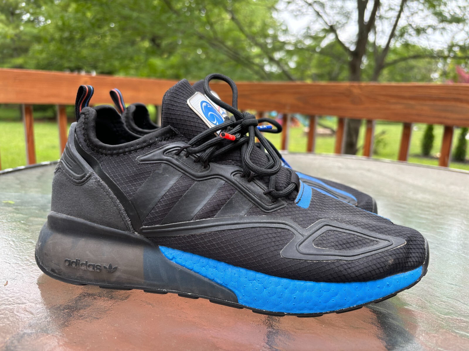Adidas ZX 2K NASA Mens Running Shoes FX7029 Black Blue Size Adidas ZX 2K NASA Mens Running Shoes FX7029 Black Blue Size