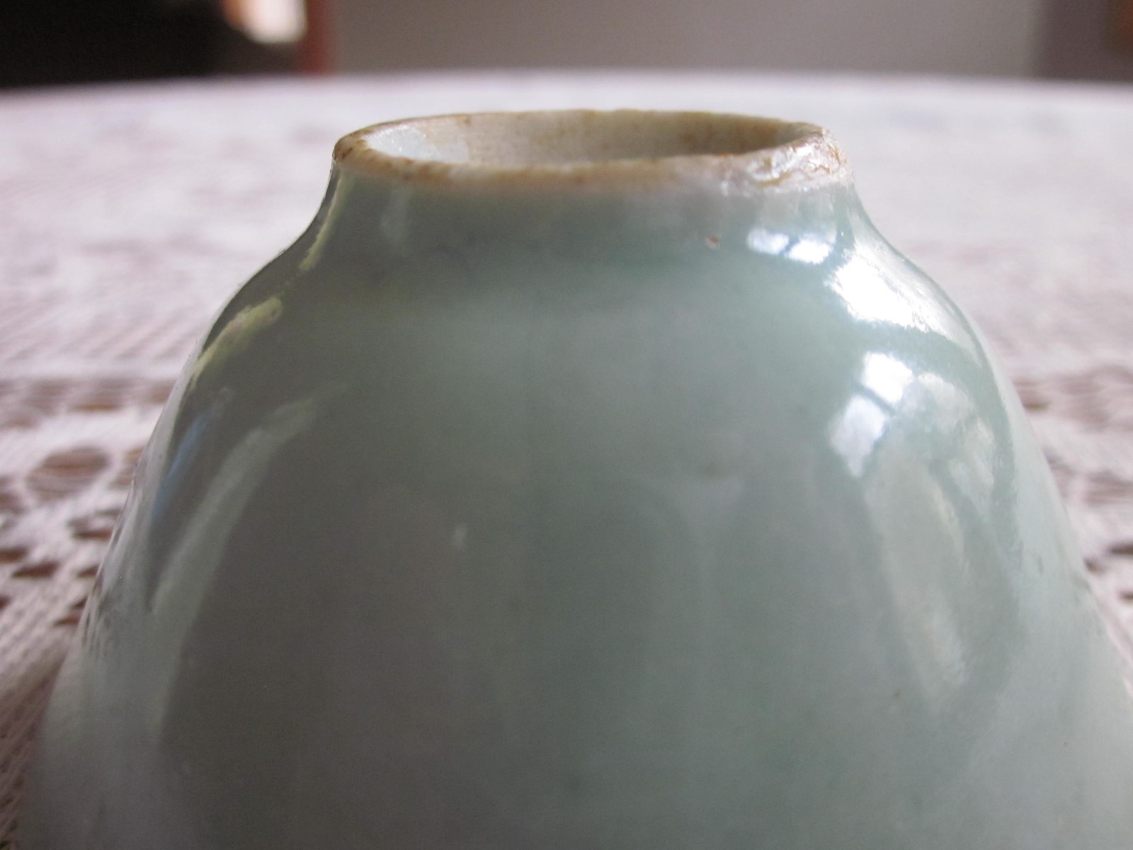 lAntique Chinese Export Porcelain  Small Tea Cup Bowl As Is