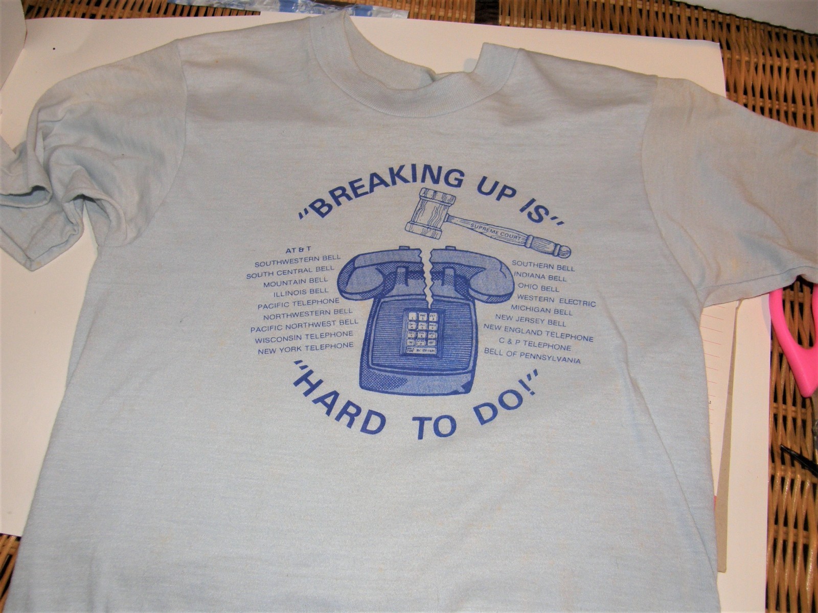 SOUTHWESTERN BELL TELEPHONE SHIRTS     VINTAGE  5 SHIRTS      MEDIUM