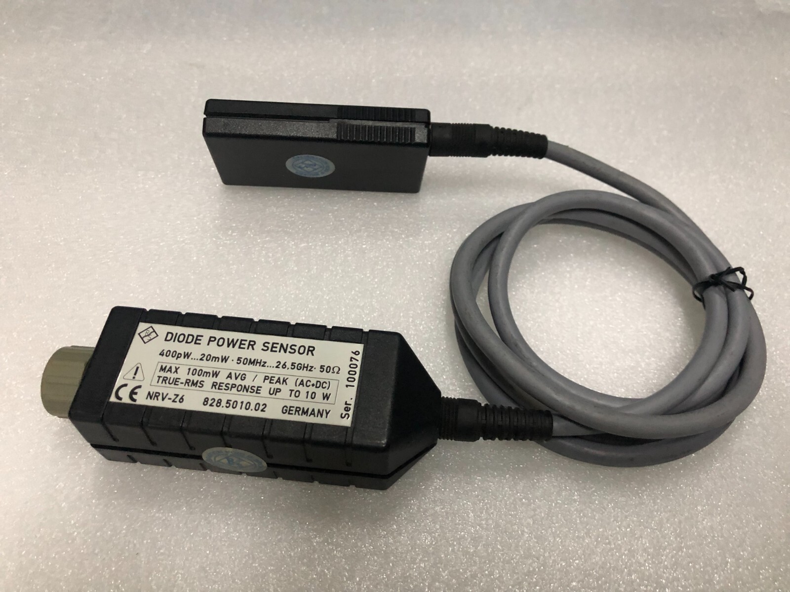 Rohde & Schwarz (R&S) NRV-Z6 Diode Power Sensor, 400pW-20mW
