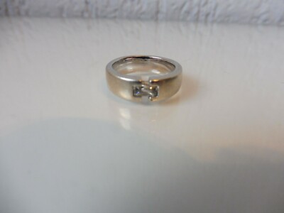 Belle Bague Versilbertmit Pierres Scintillantes Pierre Lang Gr.52(V)