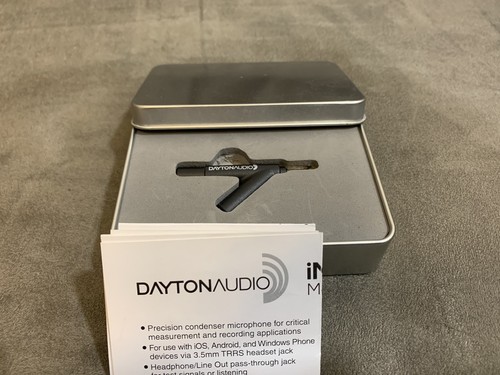 Dayton Audio iMM-6 iDevice Calibrated Microphone