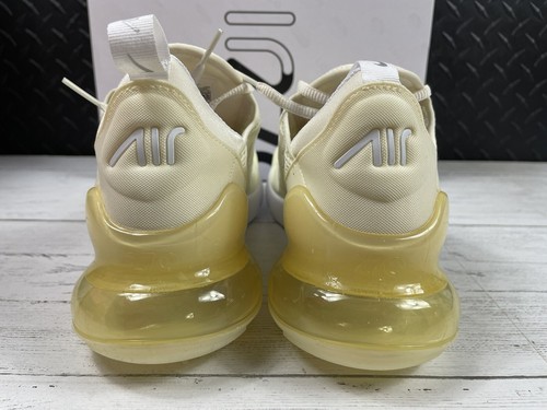 Pre-owned Nike Air Max 270 Women's Coconut Milk White/yellow Dj5991-100 Sz 10.5