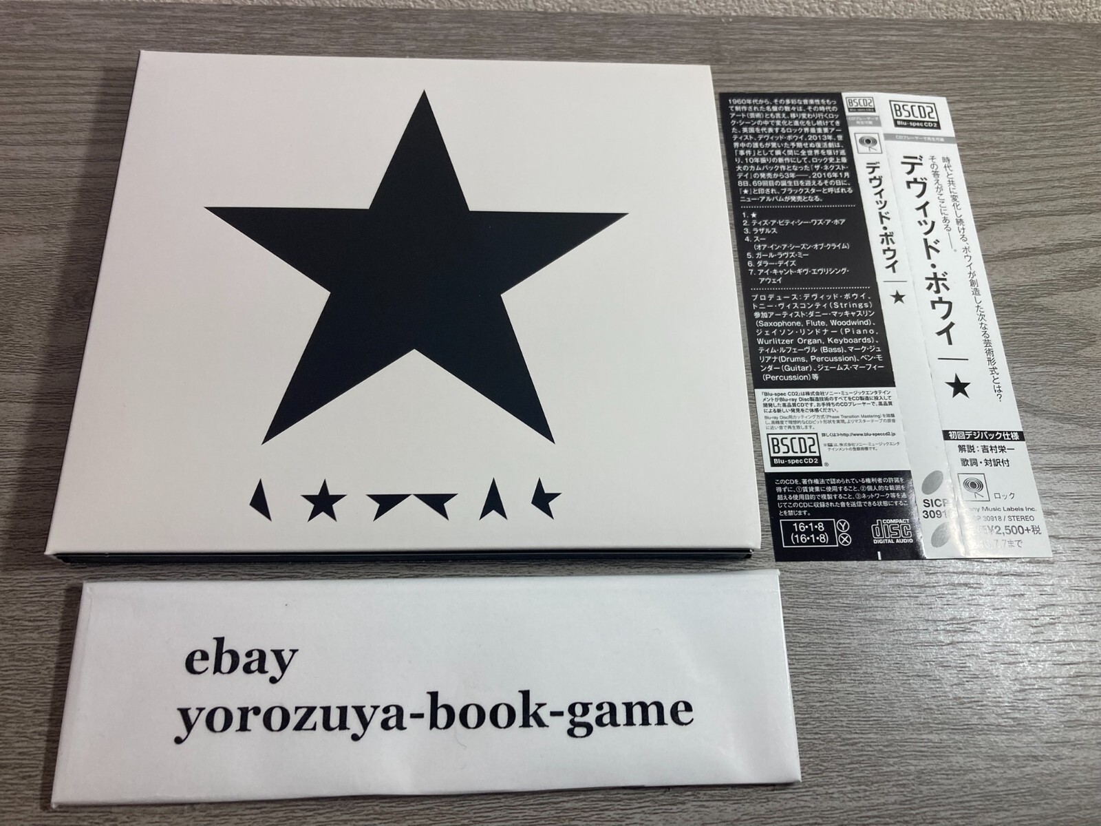 David Bowie – Blackstar SICP-30918 obi Japan import