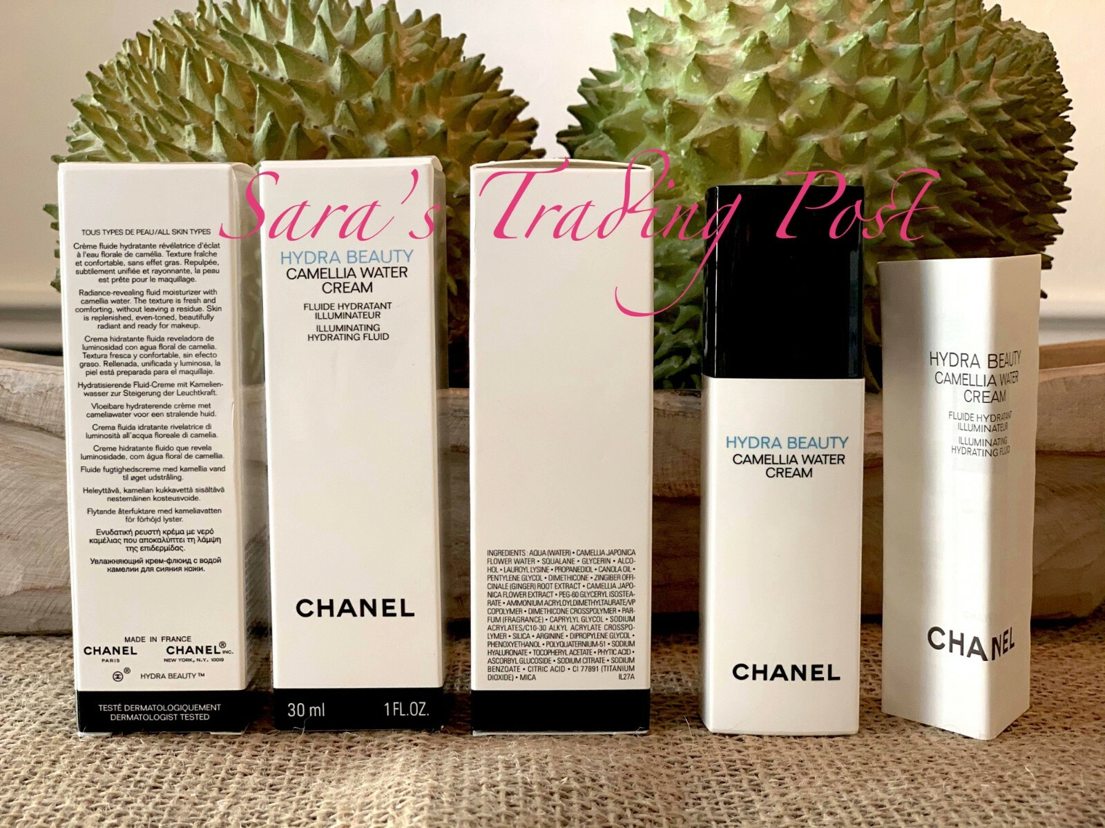 フェイスクリーム CHANEL HYDRA BEAUTY CAMELLIA WATER CREAM CHANEL HYDRA BEAUTY CAMELLIA WATER CREAM 5ml .17fl oz x 1