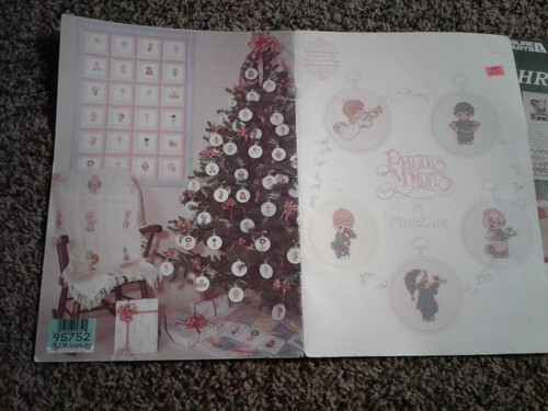 Precious Moments,  It's Christmastime, Christmas Ornaments  Cross Stitch