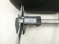 Mercedes A-Kl. W176 A160 12-15  Leder Kopfstütze für Beifahrer Sitz Rechts Vorne Mercedes A-Kl. W176 A160 12-15... Vorschau 9