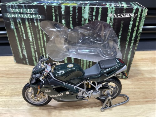 ミニチャンプス 1/12 ドゥカティ996 MATRIX RELOADED MINICHAMPS 1/12 DUCATI 996 MATRIX Reloaded Bike Moto