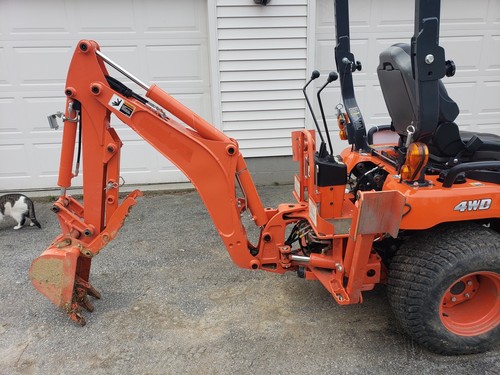 2017 Kubota BX 25D Front Loader, BackHoe With Only 110 hrs Garage Kept