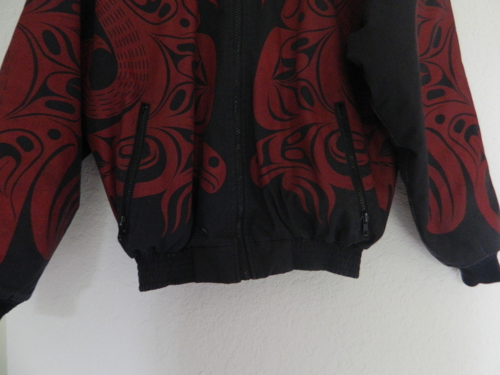 Rare Vintage Nytom Makah Northwest Native American Tribal Totem Jacket Medium