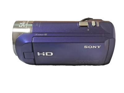 Sony HDRCX240 2.7in HD Video Recording Handycam Works with iMovie - Blue New
