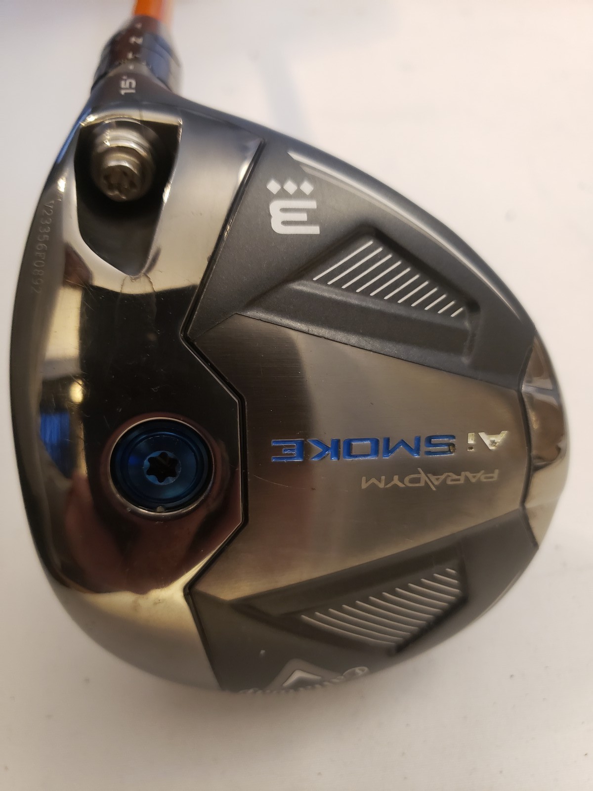 Used Callaway Ai Smoke Triple Diamond 3 Fairway Wood 15* - GD Tour AD DI-7 Stiff