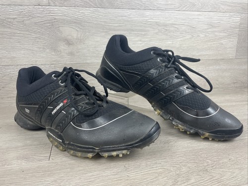 adidas■GOLF■POWERBAND■26.5cm■アディダス■ゴルフシューズ■靴■S434■ ADIDAS Powerband Chassis Golf Shoes UK 7.5 White Waterproof