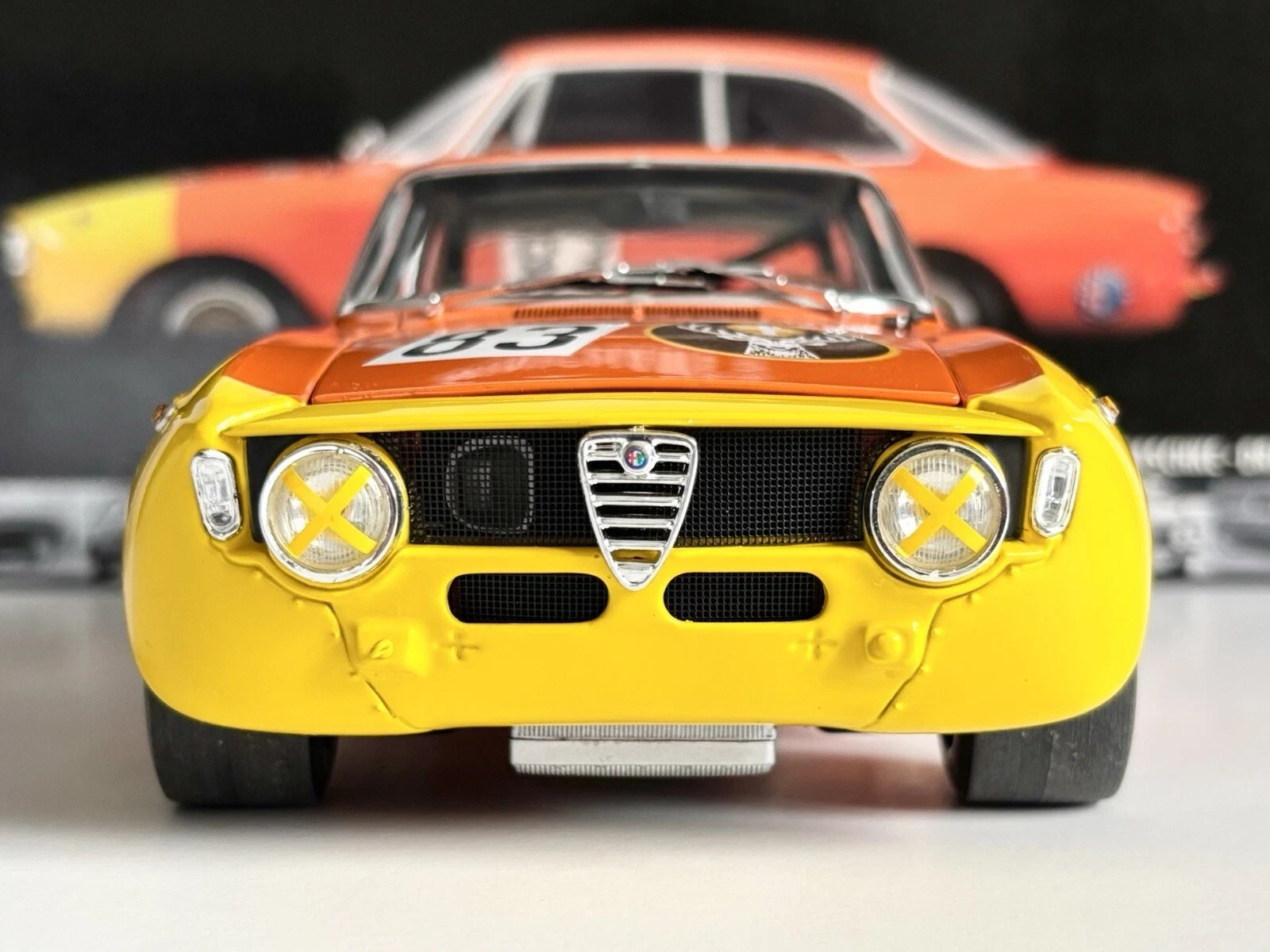 MINICHAMPS ALFA ROMEO 1300 GTA JUNIOR RACE CAR DRM 1972 DIECAST