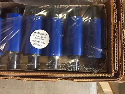 DNP Zebra TLP2242 Wax Ribbon 2.5'' X 299' 12/CARTON 18100215-12