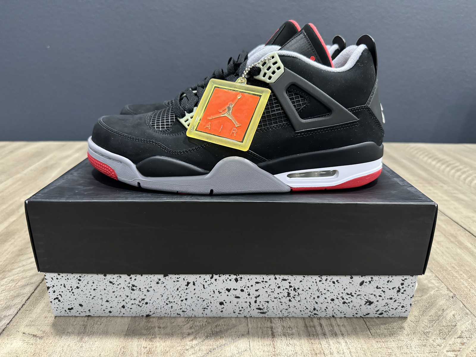 靴 Air Jordan 4 Retro Bred 27cm Size 11 - Jordan 4 Retro 