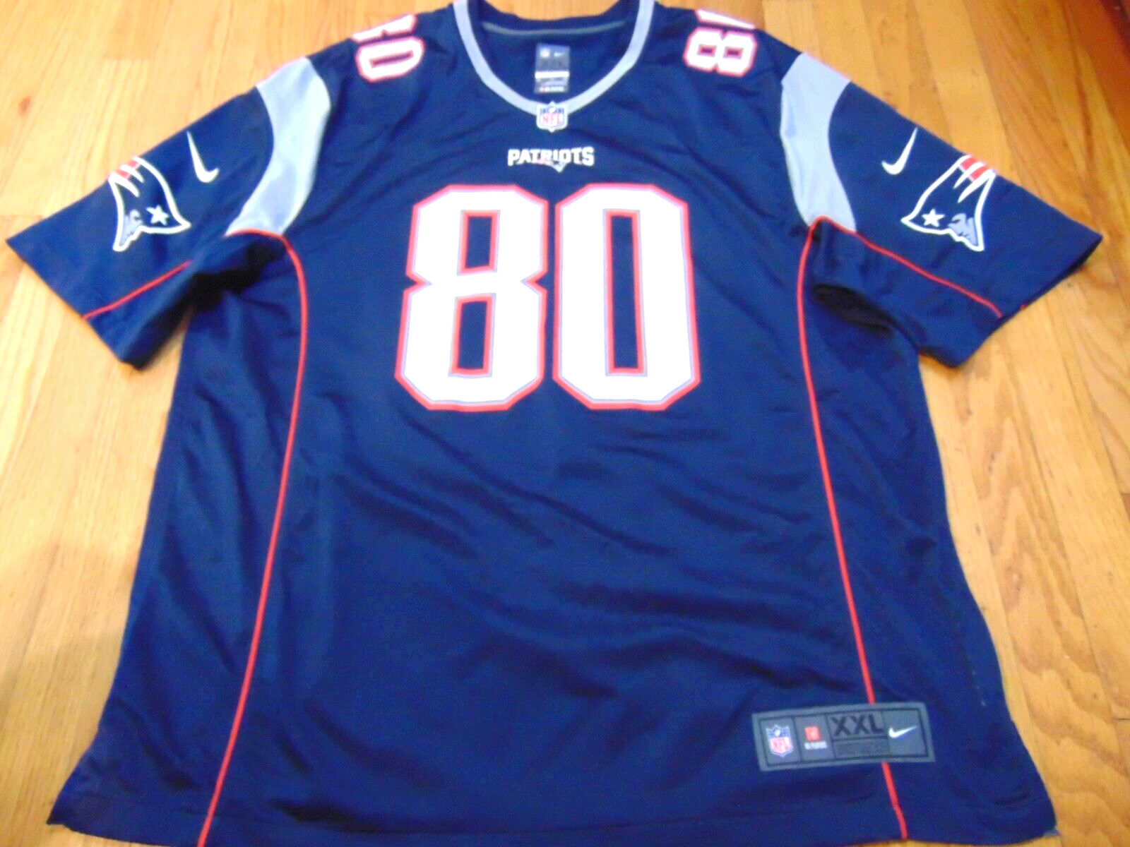 NWOT NIKE NFL ON FIELD NEW ENGLAND PATRIOTS DANNY AMENDOLA BLUE