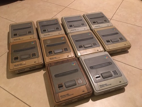 Wholesale Lot 10 Nintendo Super Famicom Console PARTS SFC AS IS Japan Import