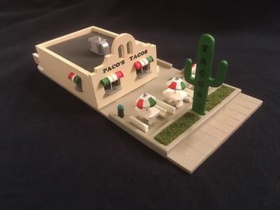 PACO'S TACOS Deluxe - N-105P - Easy to build N Scale kit - Made in the USA