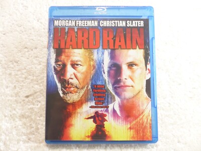 Hard Rain (Blu-Ray, 2010 1-Disc) 1998 Action Morgan Freeman Christian Slater OOP