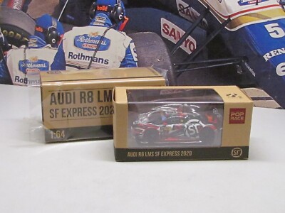 POP RACE - AUDI R8 LMS  - SF EXPRESS 2020  1:64 SCALE MODEL CAR