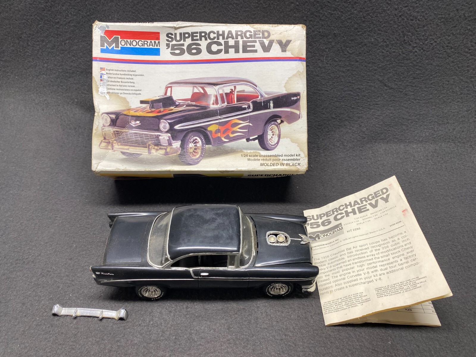 オ*チ様 MONOGRAM 1/48 プラモデルキット 5個セット Vintage 1979 Supercharged 1956 '56 Chevy Monogram 1:24 Model