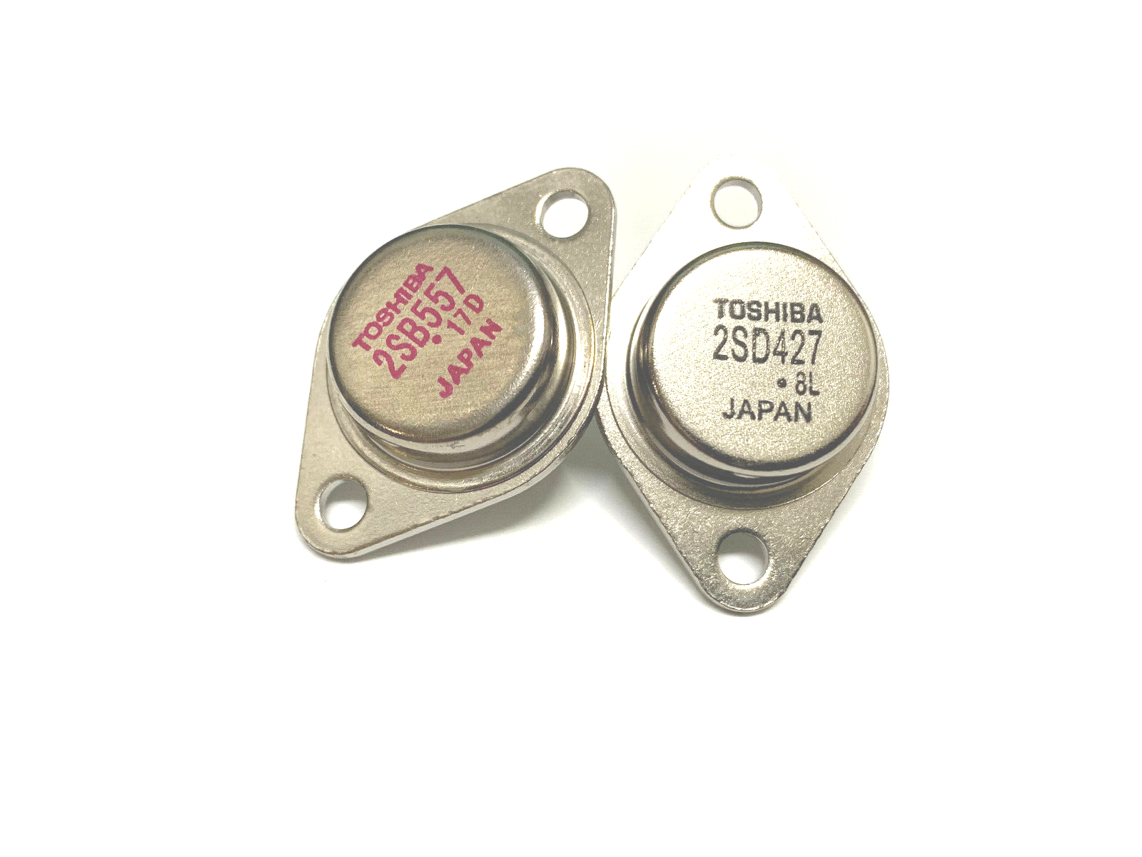 1 Pair | 2SB557 + 2SD427 Toshiba PNP + NPN 100W TO-3 | FREE 1 Pair | 2SB557 + 2SD427 Toshiba PNP + NPN 100W TO-3 | FREE