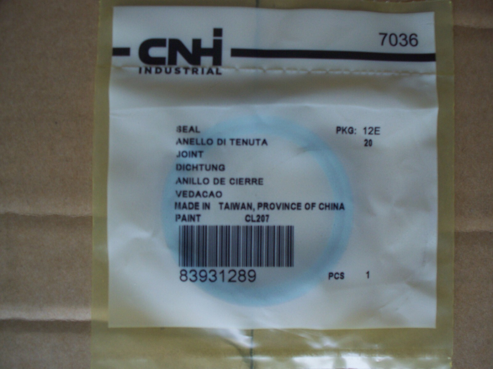 83931289 Seal, Ford, New Holland, Fits CNH Industrial
