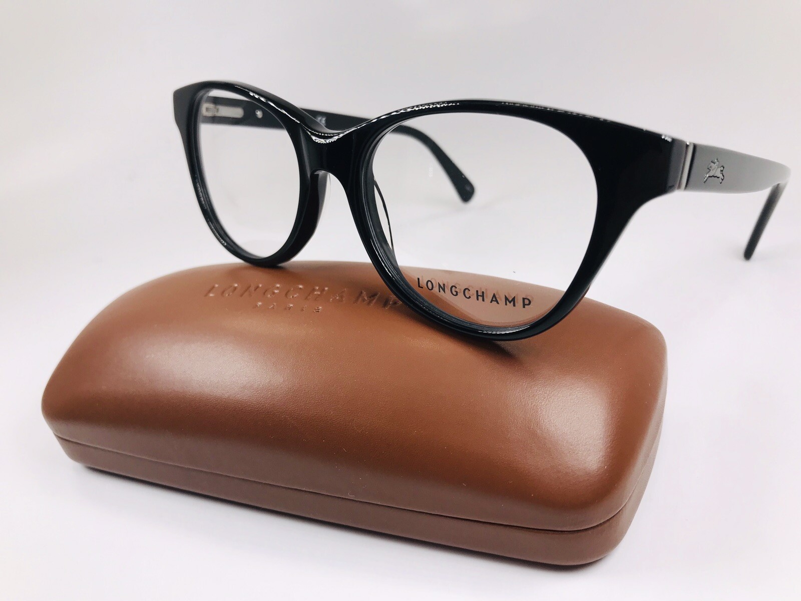 New LONGCHAMP LO2601 001 Black Eyeglasses 51mm with Case | eBay display picture 1