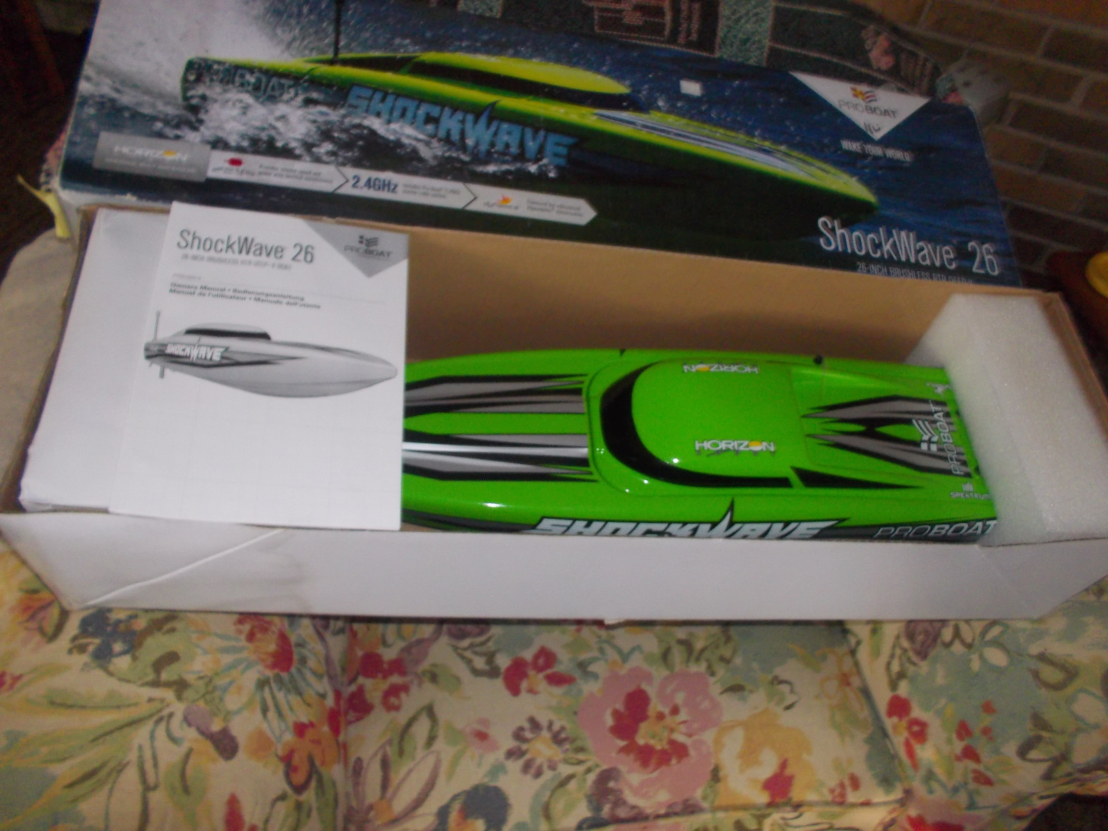 Pro-boat rtr shockwave 26 complete as came from factory  ,  prb08014