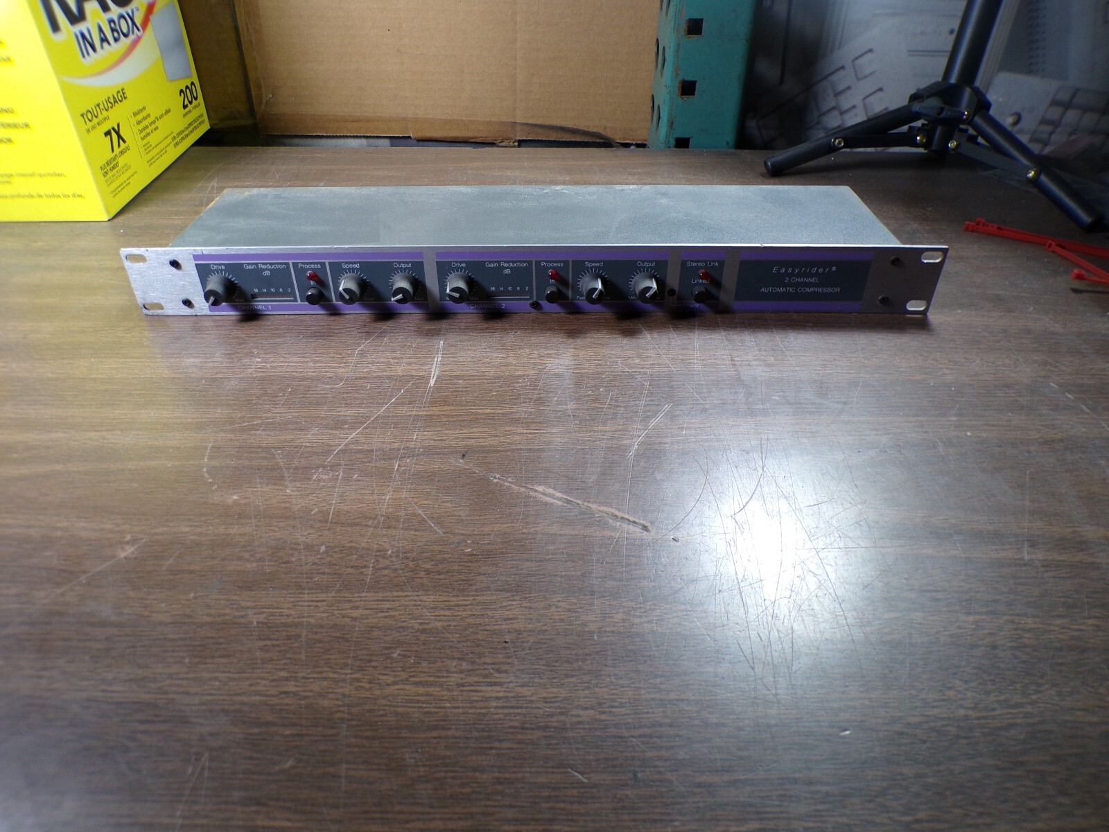 Aphex 108 Easyrider 2 Channel Automatic Compressor Audio