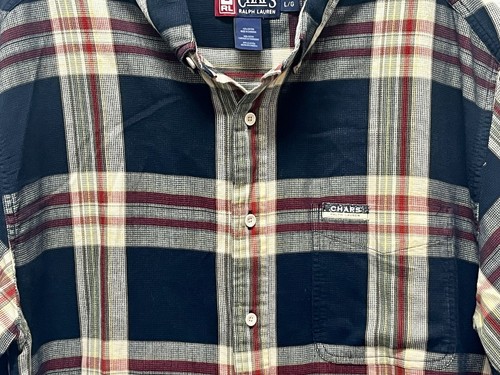 Vintage 90s Chaps Ralph Lauren Shirt Mens Large Plaid Vintage 90s Chaps Ralph Lauren Shirt Mens Large Plaid