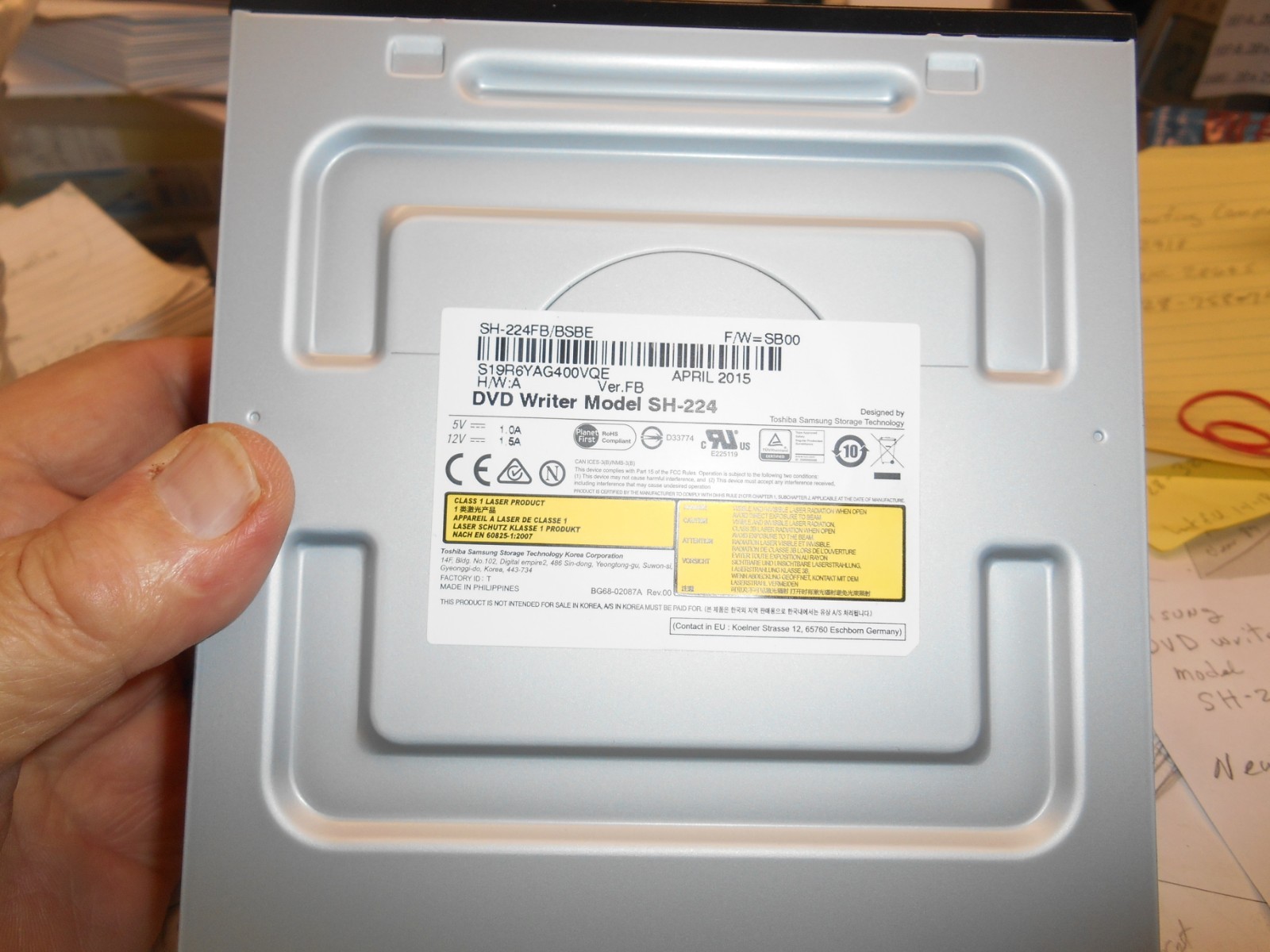 SAMSUNG DVD WRITER MODEL SH-224FB/BSBE  *NEW