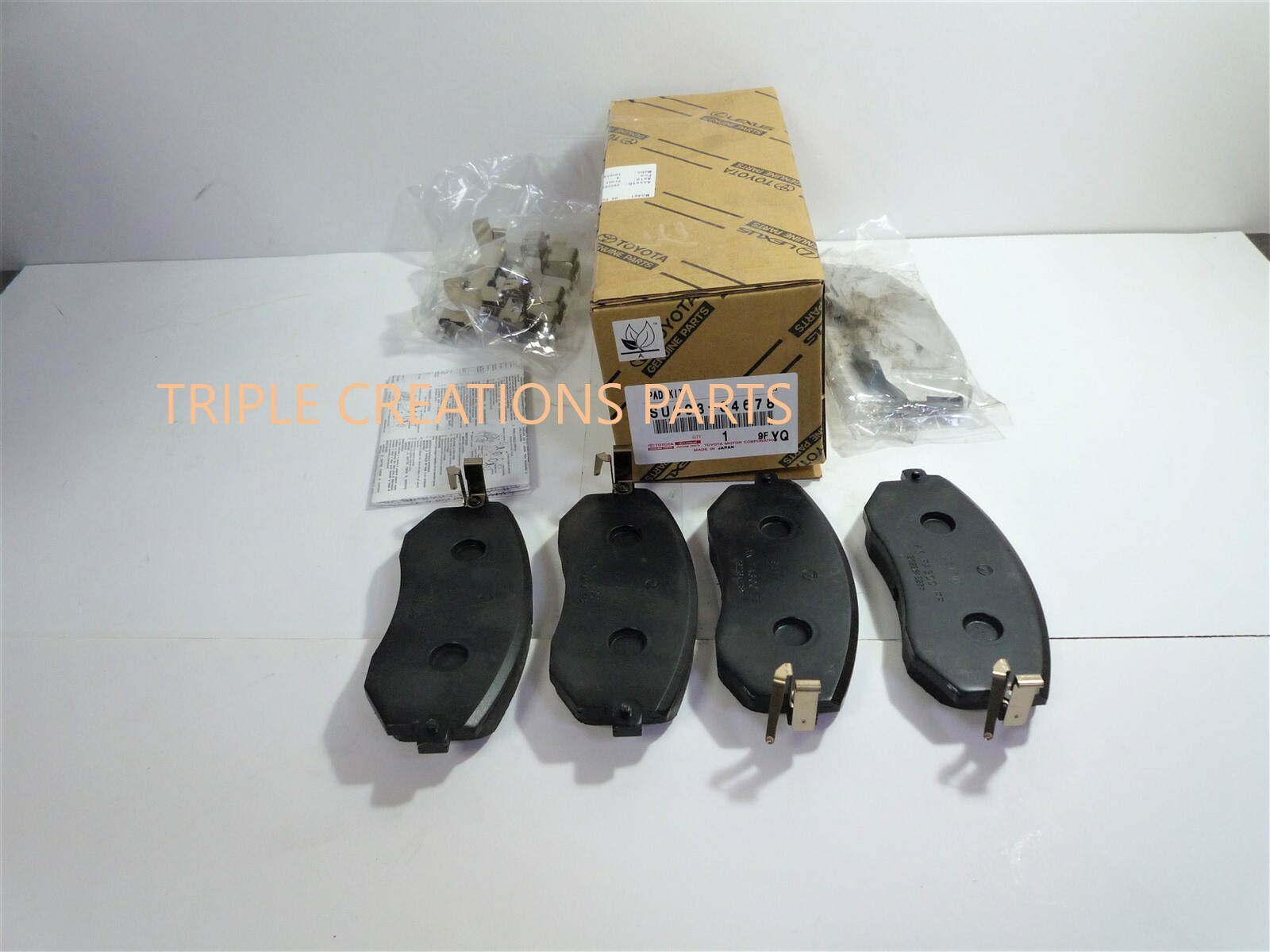 Su00304678 Genuine Toyota Pad Kit Su003-04678 OEM | eBay